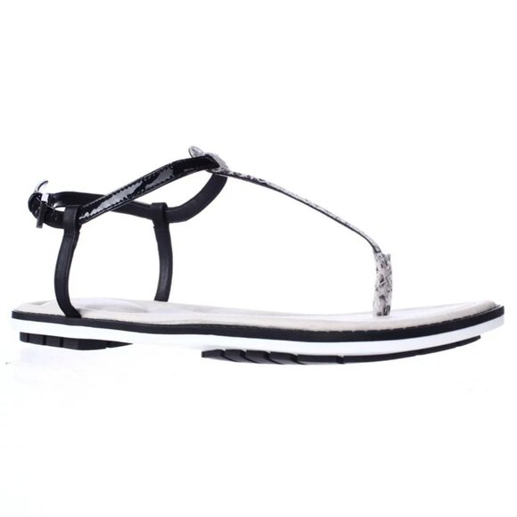 [VGUC] CLARKS Leather Snake Print Sandals - Picture 6 of 6